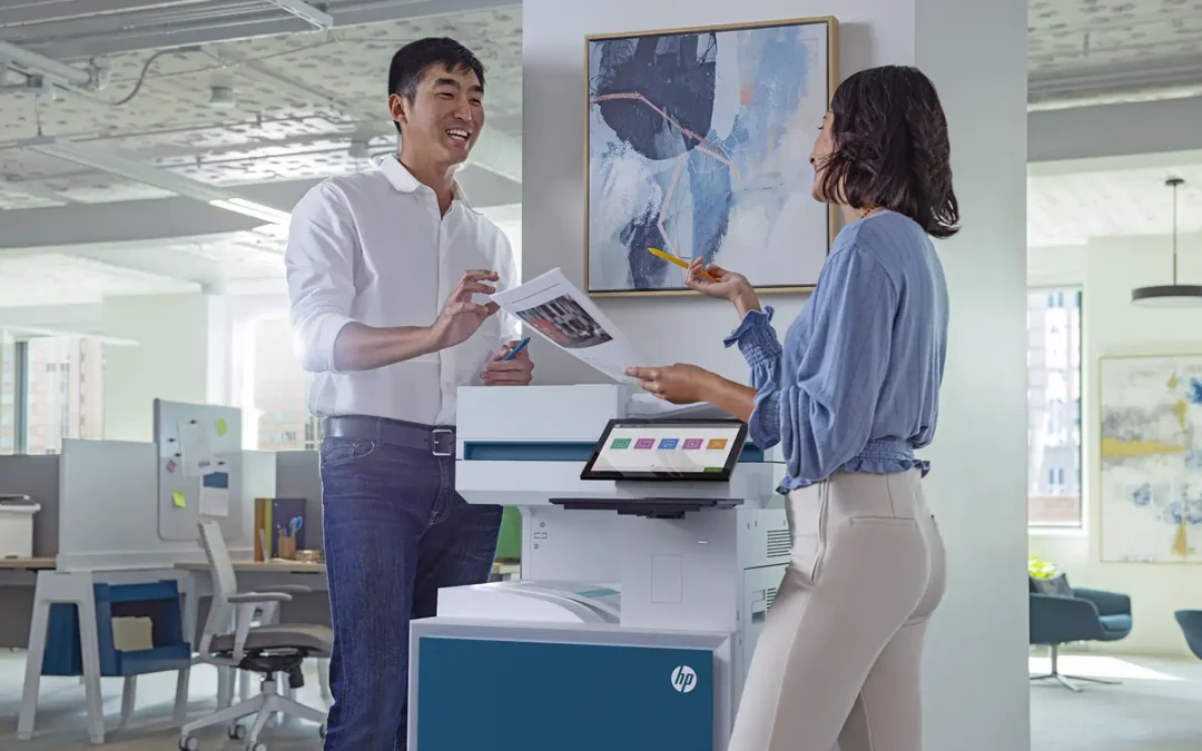 HP Enterprise office environment with Wolf Security