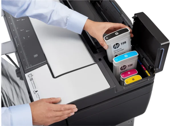 HP DesignJet T830-ink-load